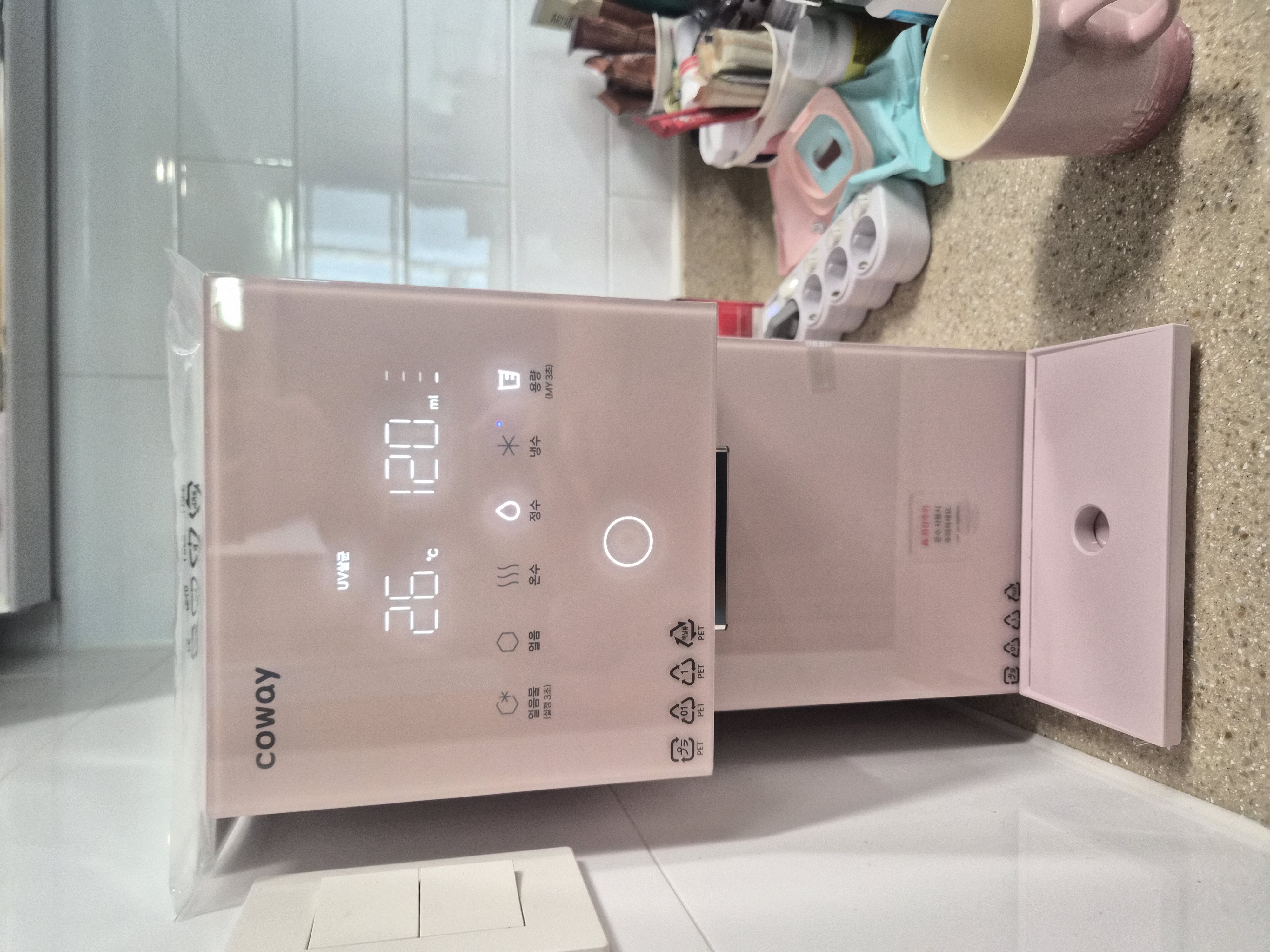 코웨이 아이콘 얼음냉온정수기 미니 CHPI-7430N 설치 사진